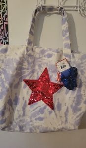 P.s Aeropostale Girls Tote Bag with matching Hair ties New